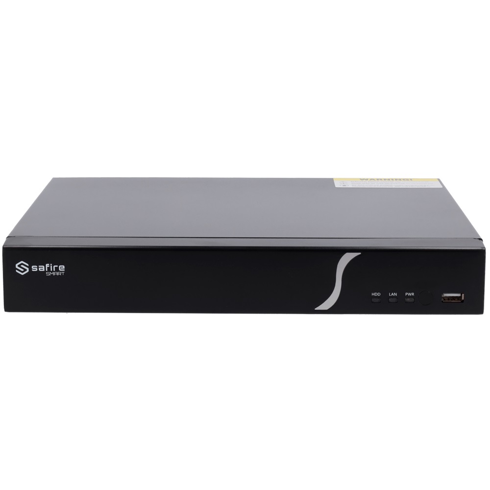 SAFIRE NVR SERIE SMART 16CH IP 8Mpx USCITA HDMI 4K AI - immagine 2