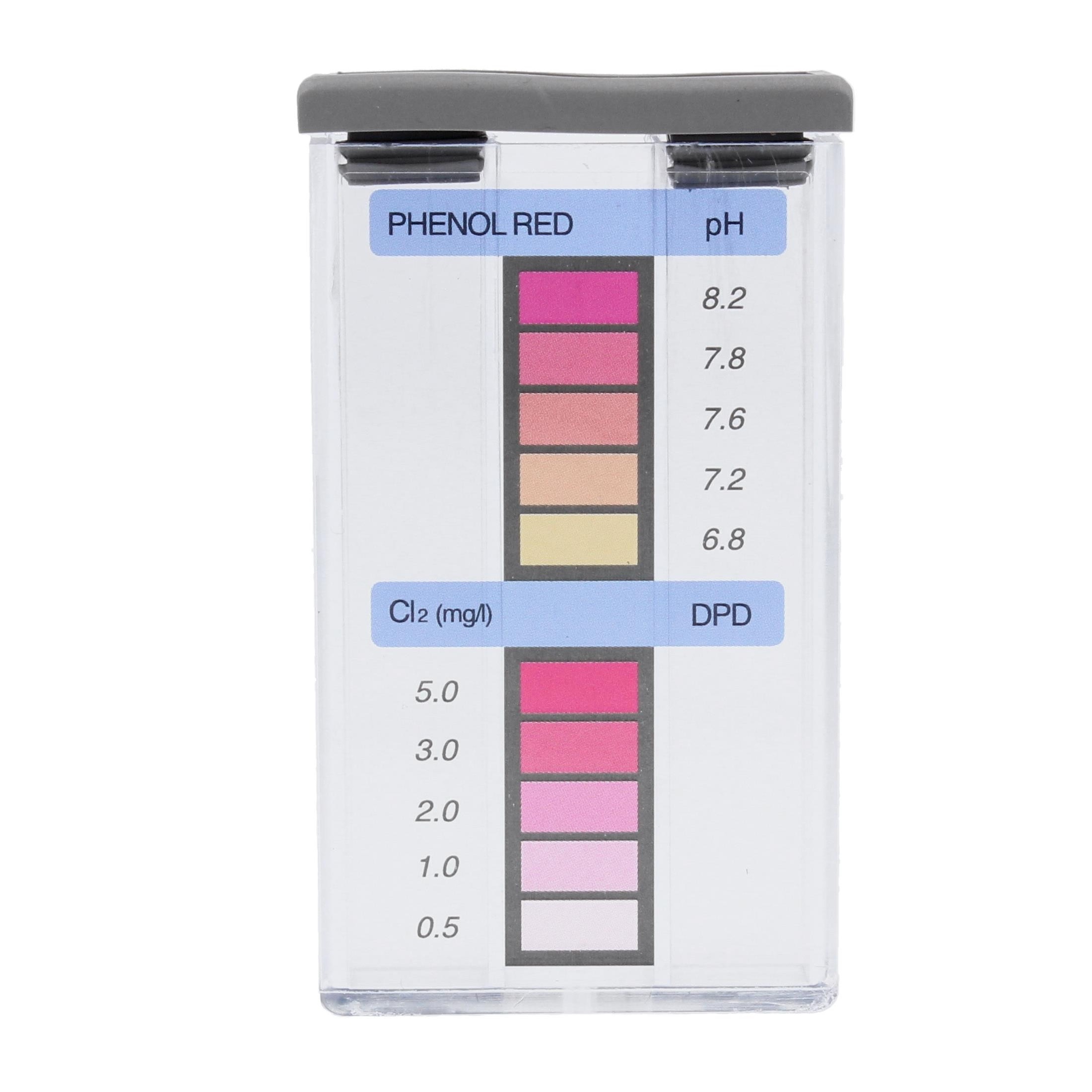 POOLTESTER KIT 40 TEST PER CONTROLLO CLORO - PH A PASTIGLIE - immagine 2