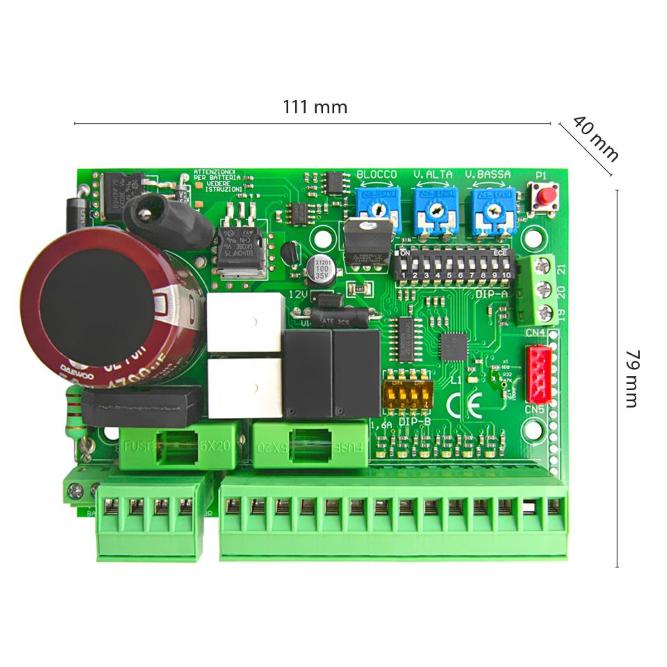 NOLOGO CENTRALE UNIVERSALE START-S7LT 24V PER CANCELLI SCORREVOLI - immagine 2