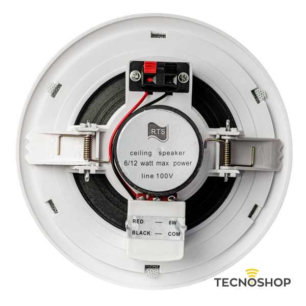 DIFFUSORE ROTONDO DA INCASSO “TS-DR150/6” 6/12WATT 100V - immagine 2