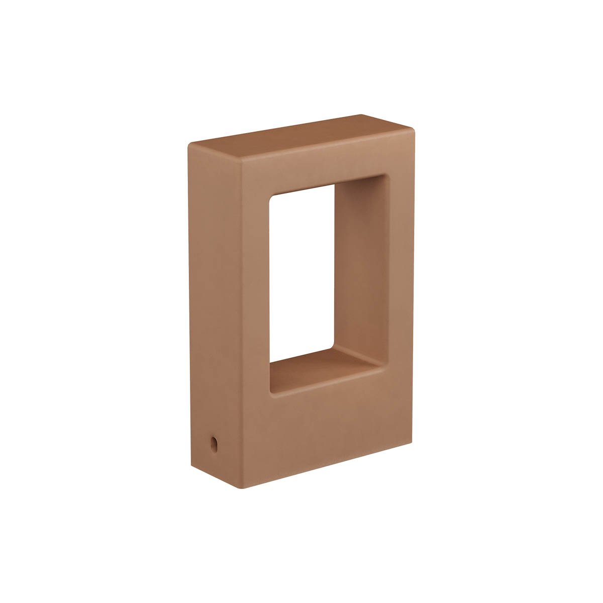 REDO PALETTO LED SANDER 10W 3000K H.30 cm IP65 TERRACOTTA