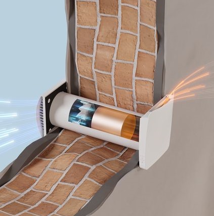 IDEAL CLIMA RECUPERATORE DI CALORE KERS+ 25 D.100mm CON TELECOMANDO - immagine 2