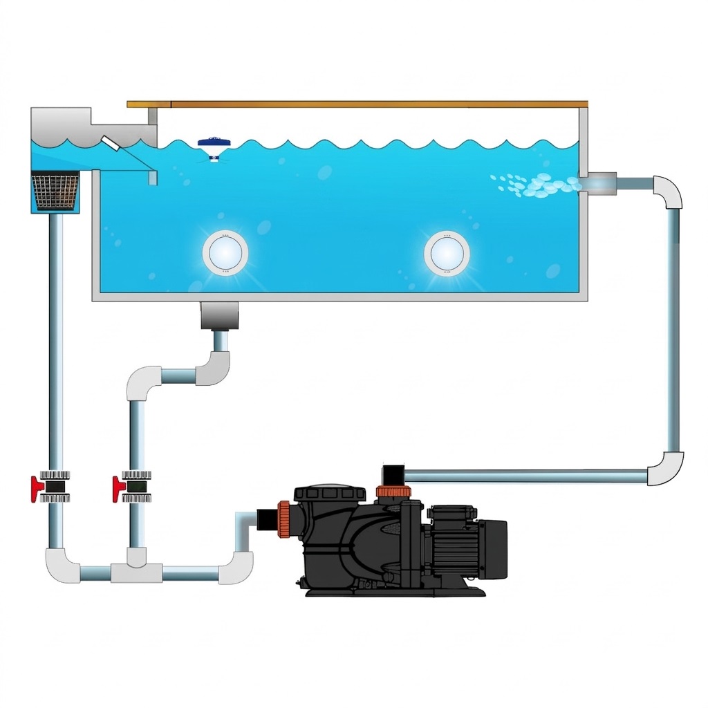 LEO POMPA PER PISCINA 1,5 HP MONOFASE 230V CON CORPO IN POLIPROPILENE - immagine 5
