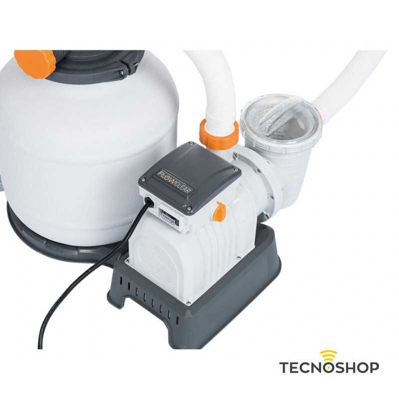 BESTWAY POMPA FILTRO SABBIA PER PISCINE 8327 LT/H - immagine 2