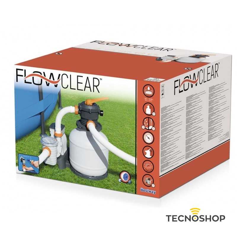 BESTWAY POMPA FILTRO SABBIA PER PISCINE 8327 LT/H - immagine 5
