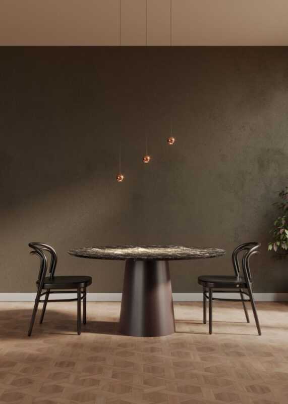 BENEITO SOSPENSIONE "BORA" ORO ROSA 8,5W 3000K CON BASE INCASSO - immagine 2
