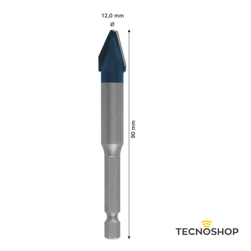 BOSCH PUNTA HEX-9 HARDCERAMIC 12X90mm - immagine 3