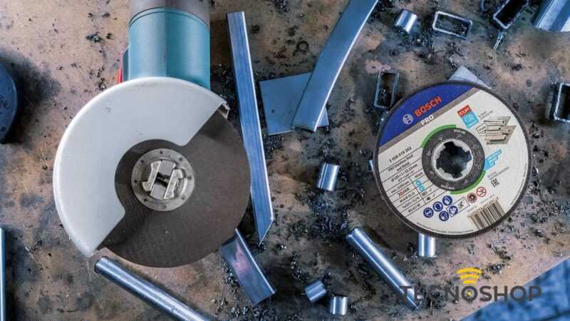 BOSCH KIT 10 DISCHI SMERIGLIATRICE X-LOCK PER ACCIAIO INOX 115mm - immagine 6
