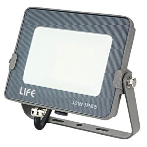 LIFE FARETTO LED SLIM GRIGIO IP65 30W 3000K 2700lm