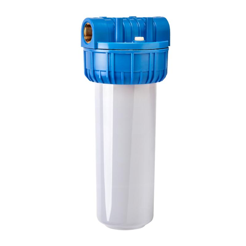 CONTENITORE 10" CON VASO OPACO ATTACCHI 3/4" INSERTO OTTONE