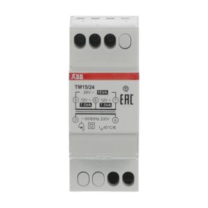 ABB TRASFORMATORE PER CAMPANELLO TM15/24 15VA 230V / 12-24V