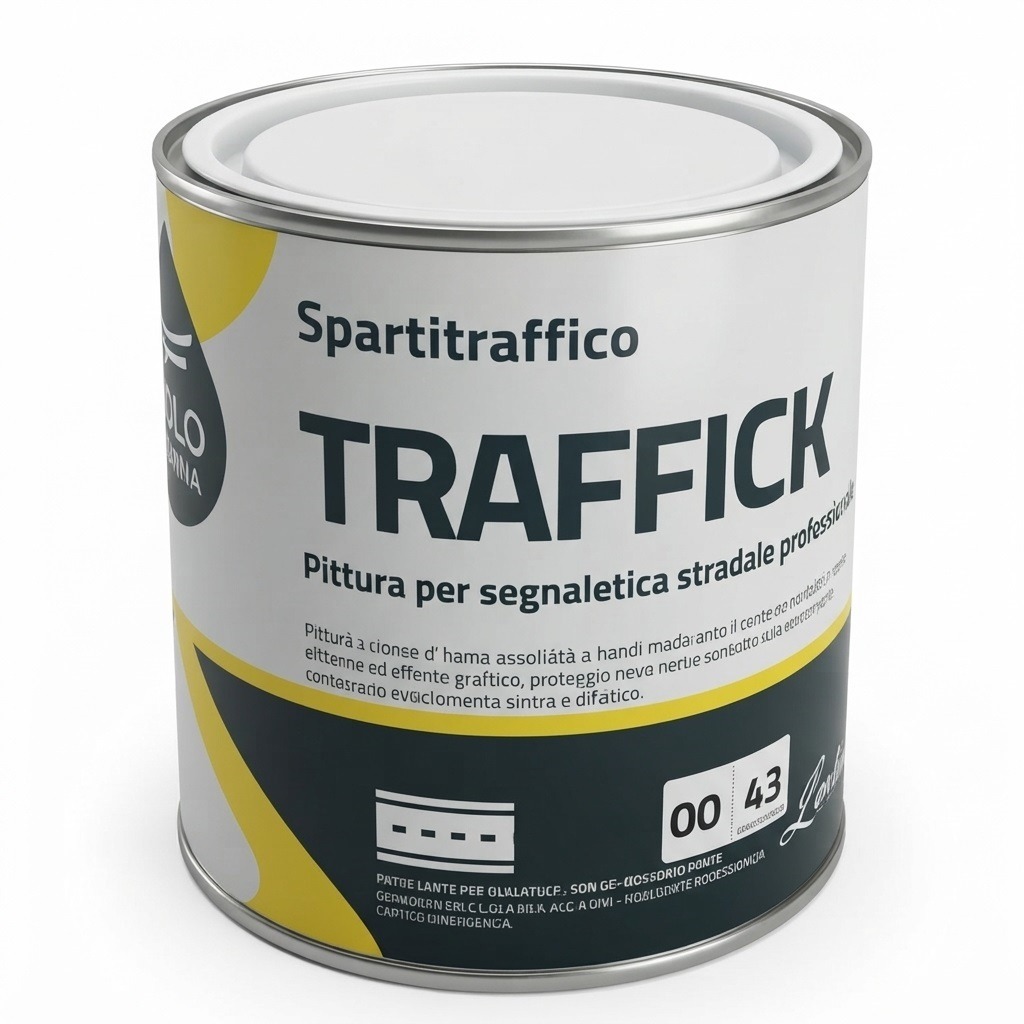 SMALTO SPARTITRAFFICO CARRABILE 2,5 LT GIALLO