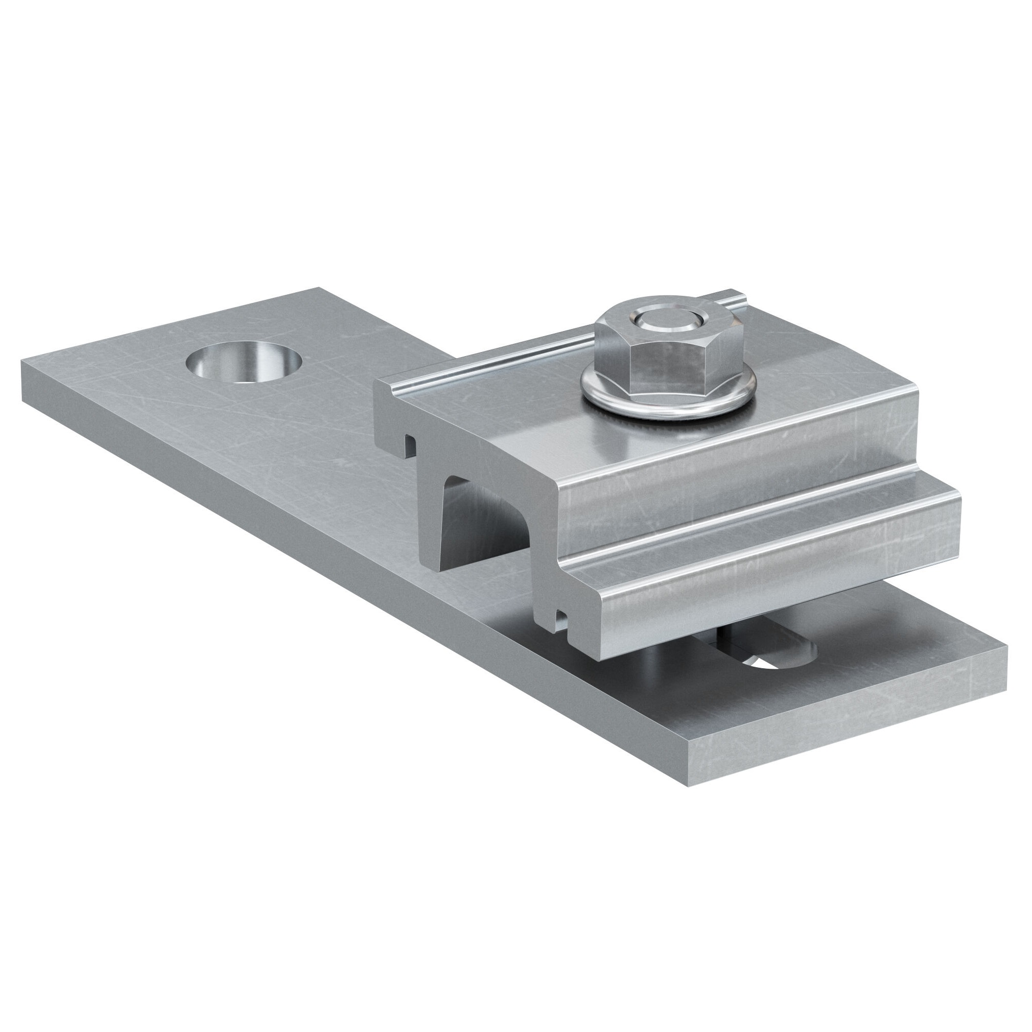 FISCHER PIASTRA DI CONNESSIONE PIANA SSP 12 SPEED A2 PLUS PER PROFILI SOLAR E VITI DOPPIO DILETTO M12