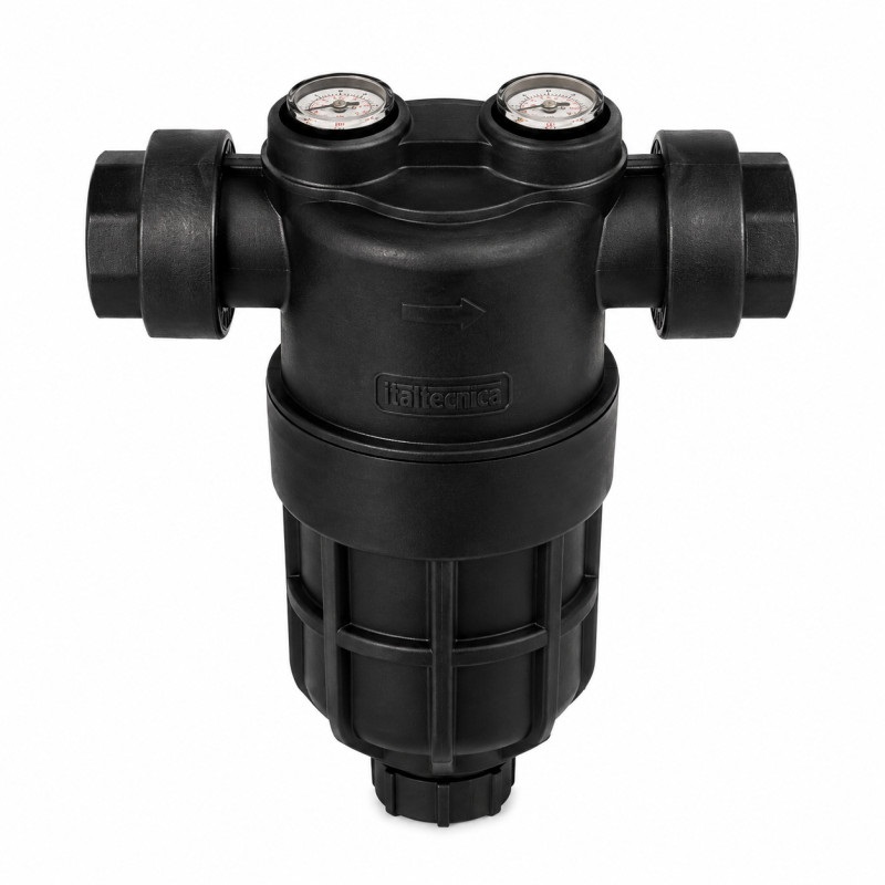 ITALTECNICA FILTRO IN LINEA 5" MODELLO ALPHA 80 µm CON ATTACCHI DA 1"