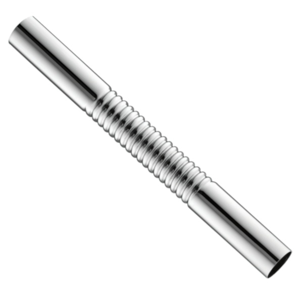 CANNOTTO FLESSIBILE CROMATO Ø 32 mm E LUNGHEZZA 30 cm