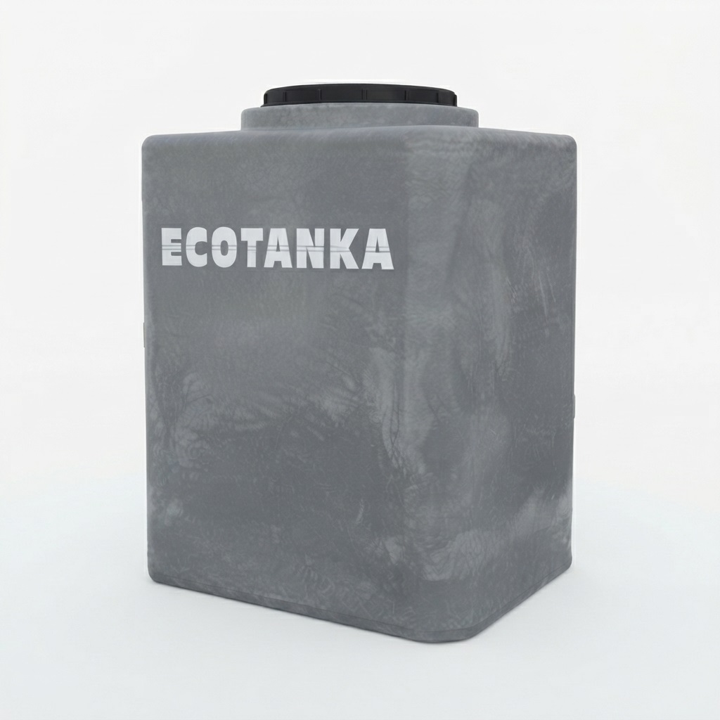 ECOTANKA SERBATOIO PLASTICO PIATTO VERTICALE 500 LT