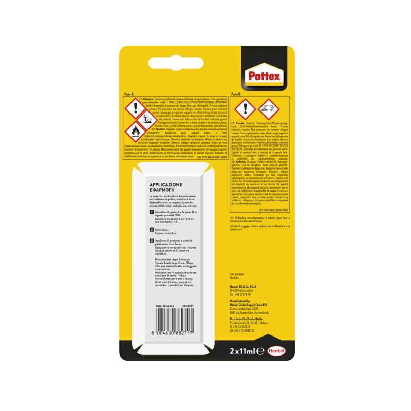 PATTEX ACCIAIO LIQUIDO BICOMPONENTE 30gr - immagine 2
