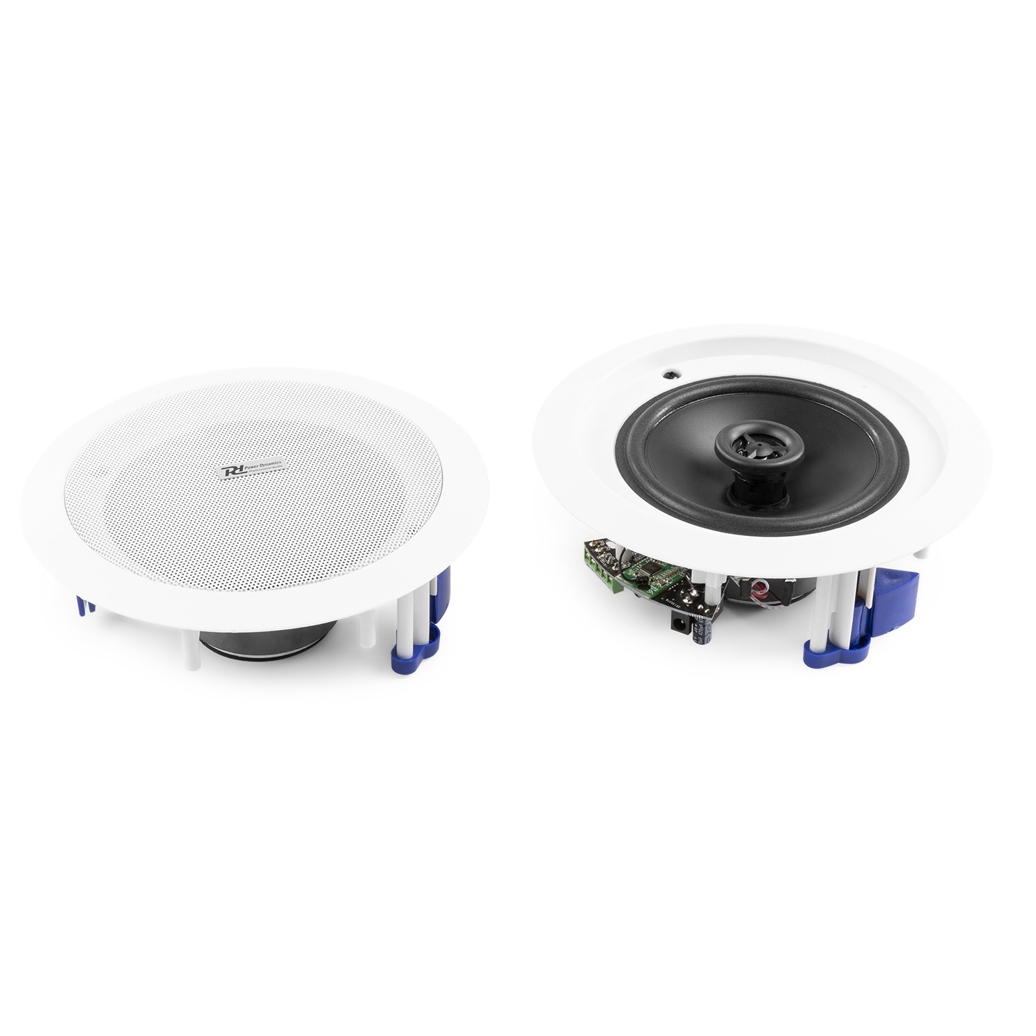 COPPIA DIFFUSORI AMPLIFICATI DA SOFFITTO BLUETHOOT 60W 86DB - immagine 2