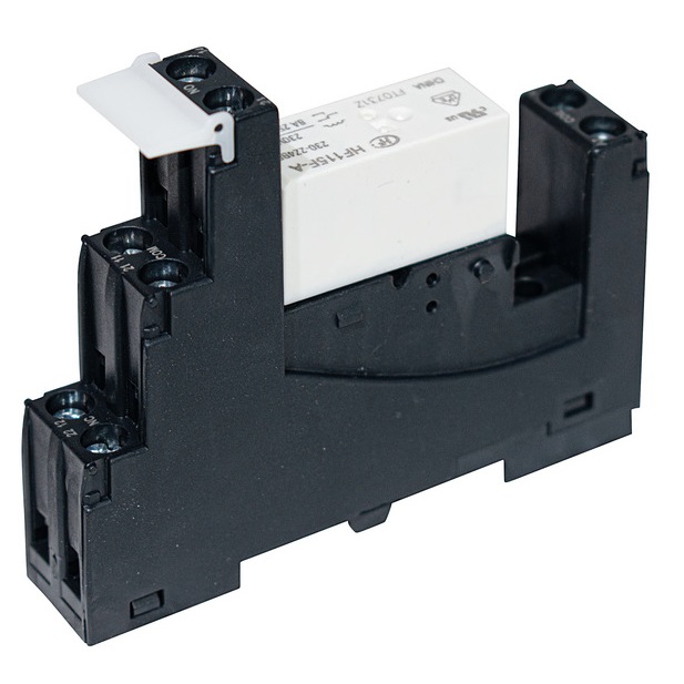 LIFE ZOCCOLO DIN PER RELÈ 8 PIN 10A 250Vac TERMINALI A VITE - immagine 2
