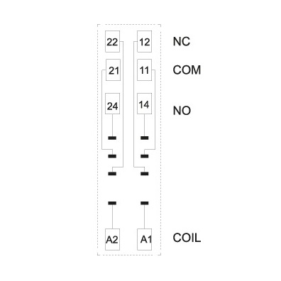LIFE ZOCCOLO DIN PER RELÈ 8 PIN 10A 250Vac TERMINALI A VITE - immagine 3