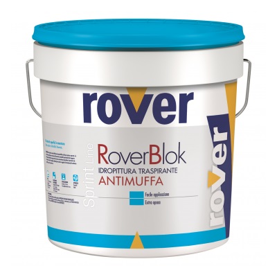 ROVER PITTURA MURALE ANTIMUFFA ROVERBLOK EXTRA OPACA TRASPIRANTE PER INTERNI 14 LT
