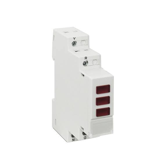 AEG LAMPADA 3 LED ROSSI 230V 3F+N 1 MODULO