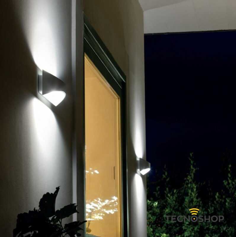 SOVIL APPLIQUE LED UP&DOWN "MOON" 6W 4000K CON FINITURA BIANCA - immagine 3